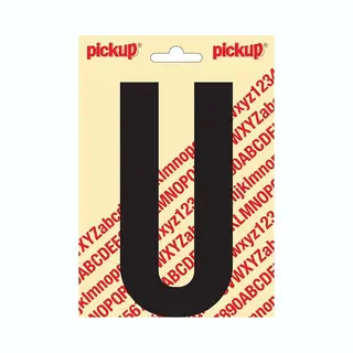 Pickup Plakletter Nobel 150mm Zwart U - 31002150U