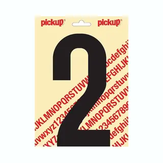 Pickup Plakcijfer Nobel 200mm Zwart 2 - 310022002