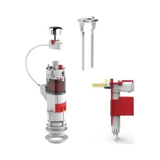 Plieger - Binnenwerk Dualflush - Vervangbaar Voor Keramisch Reservoir - Wit