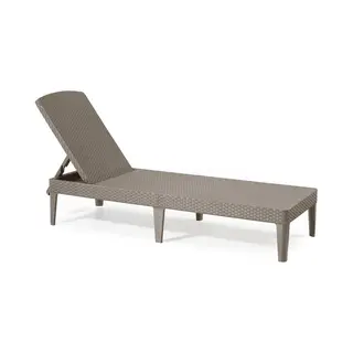 VidaXL 420018 tuinstoel Lounge Gecapitonneerde zitting Polypropyleen (Pp) Cappuccino