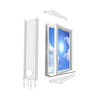 Lifetime Air Raamafdichtingskit Mobiele Airco - Raam En Deur - Universeel - 220 X 30cm