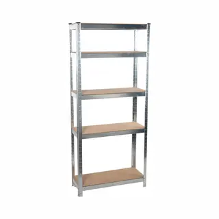 Regal De Lagerung - Regal - 5 Fachböden - Heavy Duty - Maximum 750 Kilogramm - Without Schrauben - Mdf - Kinzo