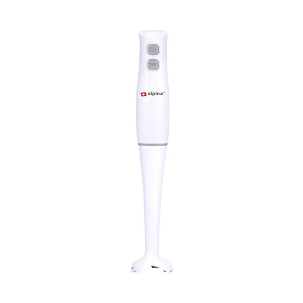 Alpina Staafmixer 400W - Handmixer Met Turbofunctie En Afneembare Staaf - Mixer Voor Soep, Smoothies En Babyvoeding - Roestvrijstalen Messen - Wit thumbnail