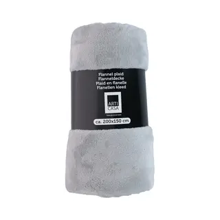 Arti Casa Fleece Deken 150 X 200 Cm - Plaid Deken Voor Op De Bank, Bed Of Buiten - Woondecoratie Woonkamer En Slaapkamer - Super Zacht Materiaal -