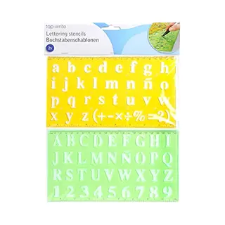 Lifetime Alfabet En Letter Sjabloon A T/m Z, 2 Delig