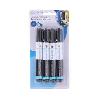 Topwrite, Marker, Permanent-Marker (4x)