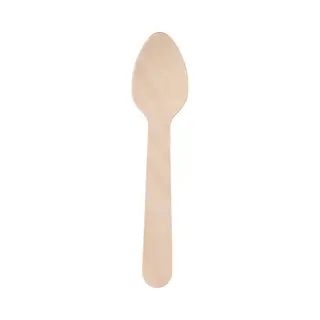 Alpina Bestek Houten Theelepel 11cm - 50 Stuks
