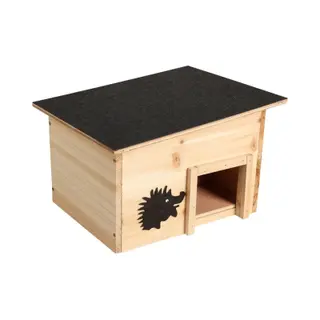Lifetime Garden Egelhuis Voor Buiten, Waterdicht, Egelhut Voor Buiten, Met Tunnel, Ingang, Compacte Buitenkant, 32 × 26 × 20 Cm, Fsc-hout 100%