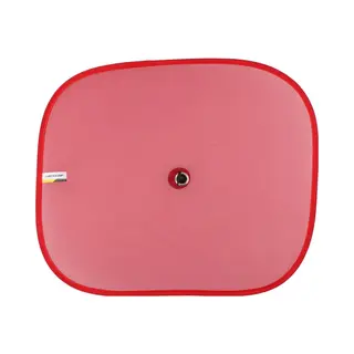 Dunlop Sonnenschutz Auto 2 Stück - Sonnenschutz Auto Baby - Auto Sonnenschutz - Enthält 2 Saugnäpfe Für Einfache Installation - 44 X 36 Cm - Rot