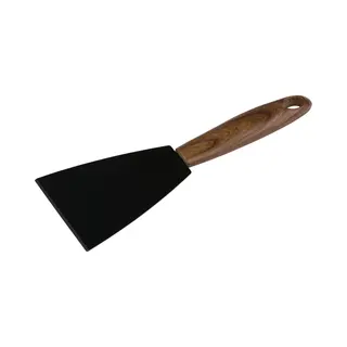 Alpina Keukengerei - Schraper - Zwart - Staal - 21 X 8 Cm - Bakplaat - Hamburgers Bakken - Bbq