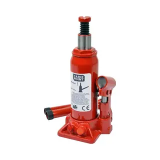 Carpoint 0677811 Wagenheber 5t, Stempelwagenheber, Hydraulisch, Mit Handgriff