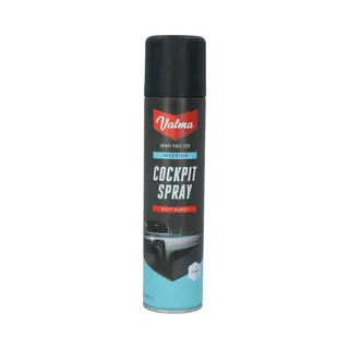 Valma Cockpitspray – Matglans - Reinigt, Verzorgt En Brengt Glans Terug - Antistatisch - Eenvoudig In Gebruik - Voor Kunststof En Leer - 400ml