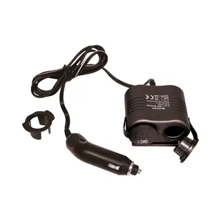 Carpoint 0523486 Verteiler, Zigarettenanzünder 12V, 10A, Mit Stecker Für Zigarettenanzünder
