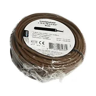 Q-Link Installatiedraad Vd 2.5 Bruin 10M