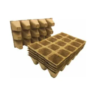 Nature - Biopottrays 4 X 4 X 5cm - (6 X 15st.) - Stekpotje - Biologisch Afbreekbaar