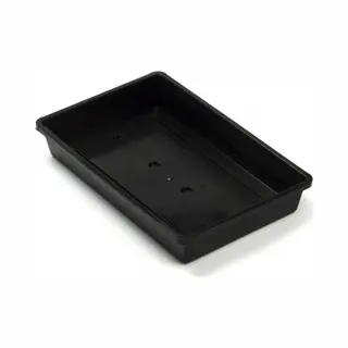Nature Kweekbak - 37, 5 X 24 X 6 Cm - Voor Zaailingen - Zwart - Kunststof - Zaaibak