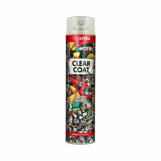 Motip Dupli Rallye Lackspray 600ml Sprühlack Acryl Spray Glänzend (Klarlack Transparent 604009)