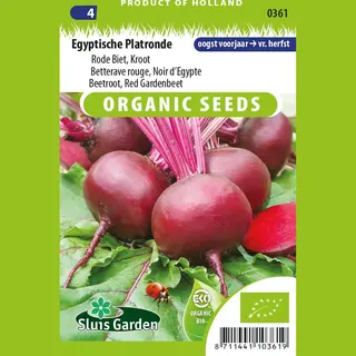 Sluis Garden - Rodebiet Egypische Platronde - Bio Zaden