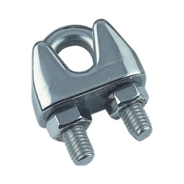Staaldraadklem. 4mm. R.V.S-A4. Deltafix. 2 Stuks. thumbnail