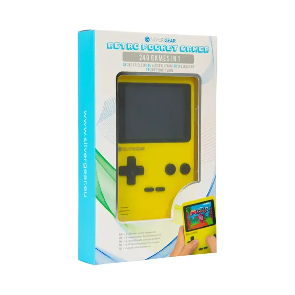 Silvergear Retro Game Console Met 240 Arcade Games - Geen Internet Nodig - Spelcomputer Voor Kinderen - Gaming Computer - Game Console Handheld - thumbnail