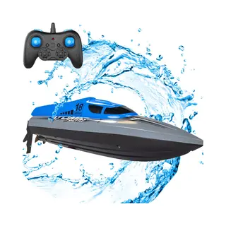 Silvergear Bestuurbare Boot 30km/u - 150m Bereik - Kapseis-Proof - Kinderen - Voor Buiten - Rc Speedboot - Afstandsbestuurbare Boot - Waterspeelgoed Buiten -