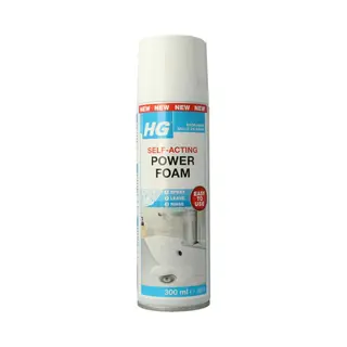 Hg - Badkamer - Badkamerreiniger - Power Foam Badkamer - Zelf-Activerend - 300 Ml - 1 Stuk