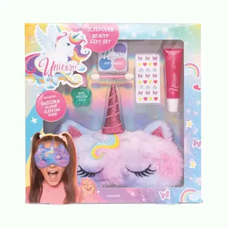 Treffina Unicorn Make-up Set - Slaapmasker & Nagellak Voor Meisjes