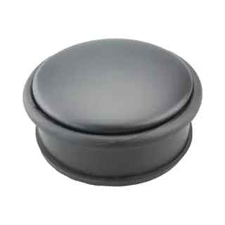 Gs Quality Products Gs Deurstopper Mat Zwart 1 Kg - Voor Binnen En Buiten - Deurbuffer Ø10 X 5 Cm - 100% Staal