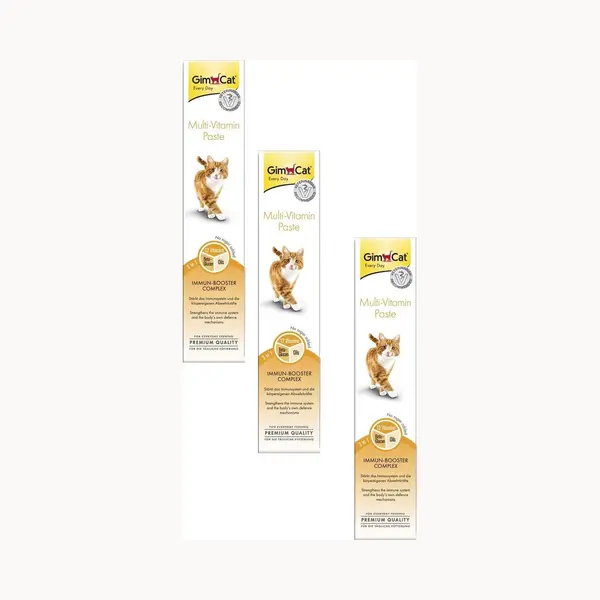Gimcat Multi-Vitamin Pasta Vitamin - Kattensnack - 3 X 50 G thumbnail
