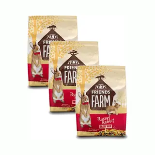 Tiny Friends Farm Russel Rabbit Tasty Mix - Konijnenvoer - 3 X 2.5 Kg