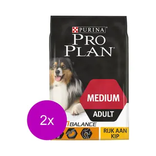 Pro Plan Dog Adult Medium Breed Kip - Hondenvoer - 2 X 14 Kg