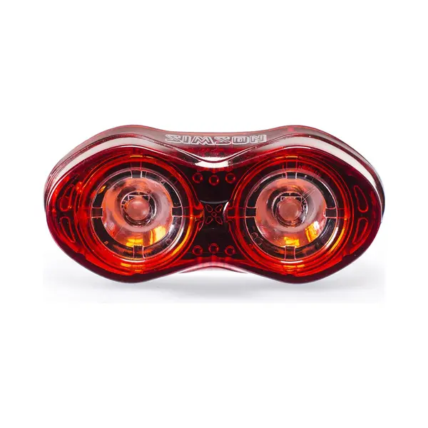 Simson Eyes Achterlicht - Usb Led Oplaadbaar - 7, 5 Uur Brandtijd - Zwart thumbnail