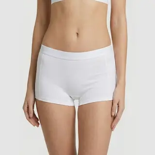 Ten Cate Basics Organic Cotton Stretch Shorts Wit 2 Pack Voor Meisjes | Maat 170/176