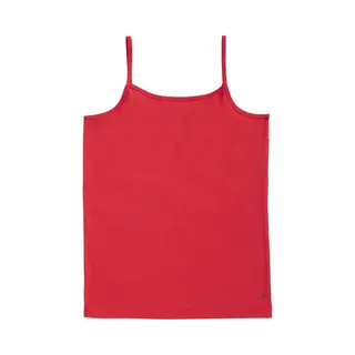 Ten Cate Basics Organic Cotton Stretch Spaghetti Top Rood Voor Meisjes | Maat 170/176