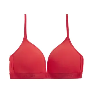 Ten Cate Basics Organic Cotton Stretch Voorgevormde Bh Rood Voor Meisjes | Maat 70AA