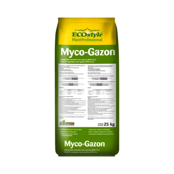 ECOstyle Myco-Gazon 25KG - 250m2 Organische Meststof thumbnail