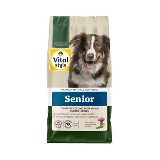 Vitalstyle Senior Hondenvoer 12 Kg