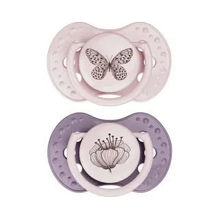 Difrax Lovi - Dynamischer Schnuller - 6 Bis 18 Monate - Rosa & Lila
