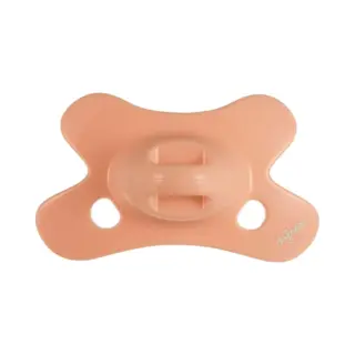 Difrax Pure Collection Schnuller 0-6 Monate Natural Peachy | 1 Stück