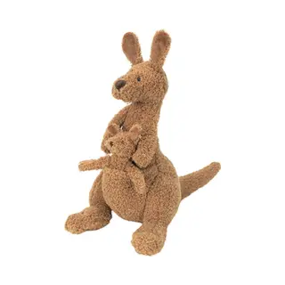 Happy Horse Kangoeroe Kick Knuffel 34 Cm - Bruin - Baby Knuffel