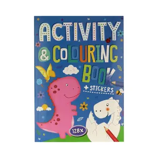 Wins Holland - Kleuren Activiteitenboek - 128 Pagina's Met Stickers