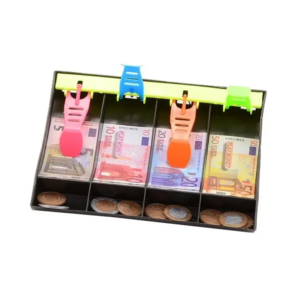 Johntoy Kassalade Met Speelgeld 120-delig - Kassageld - Speelgoed Geld - Speelgoed Jongens - Speelgoed Meisjes - Schoencadeautje - Kassa - Kassa thumbnail