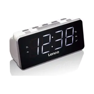 Lenco Cr-18 Radio Uhr Digital Schwarz, Silber