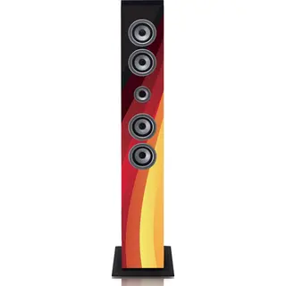 Lenco Ibt-6 Deutschland Bluetooth-Lautsprecher 1.0 (Bluetooth, 40 W, Bluetooth-Speaker, Fm-Radio Mit Usb/Sd-Slot, Aux, Lcd In 6 Designs)