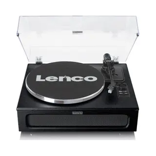 Lenco Ls-430BK Audio-Plattenspieler mit Riemenantrieb Schwarz
