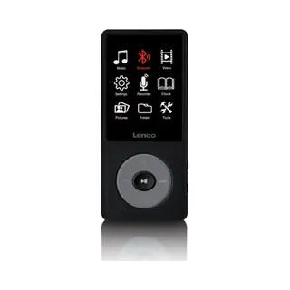 Lenco Xemio-860 MP3 Spieler 8 Gb Schwarz, Grau