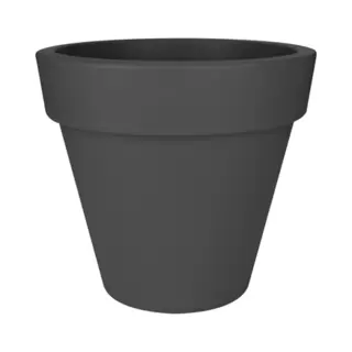 elho pure round 100 Binnen/buiten Plantenpot Vrijstaand Lineaire lagedichtheidpolyetheen (Lldpe) Antraciet