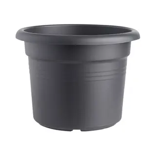 elho green basics cilinder 65cm Buiten Plantenpot Vrijstaand Polypropyleen (Pp) Zwart