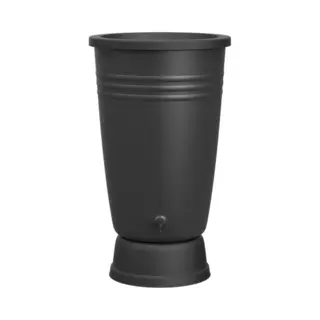 Elho Green Basics Regenton Plus 126 - Regenton Voor Kweken En Oogsten - Ø 70.5 X H 101.0 Cm - Living Black