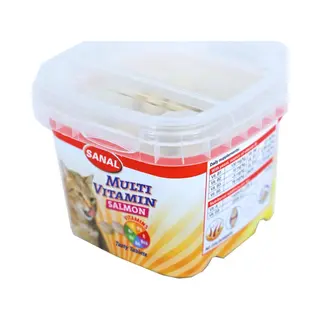 Sanal Multi Vitamin Cat Treats - Kattensnack - Zalm 100 G